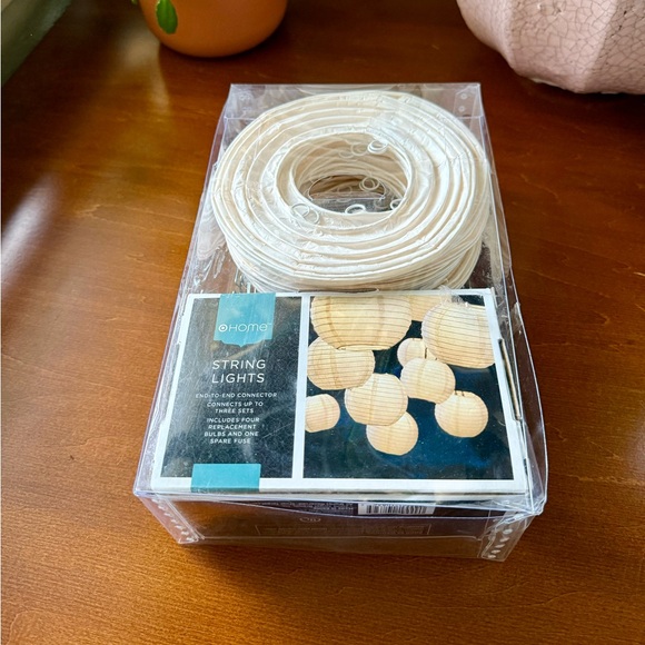 Target Home strong lights 10 lights with white lanterns - Picture 4 of 6